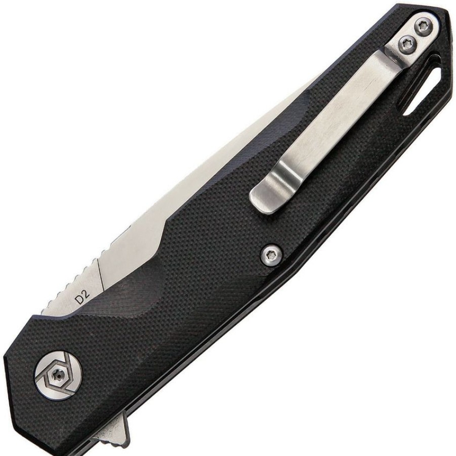 * | Closeout Sale Ch1047Bk Linerlock Pocket Knife Black