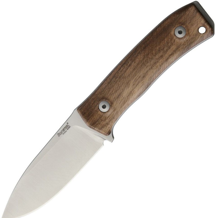 * | Tendy Style Lstm4Wn Lion Steel M4 Fixed Blade Knife Walnut Wood