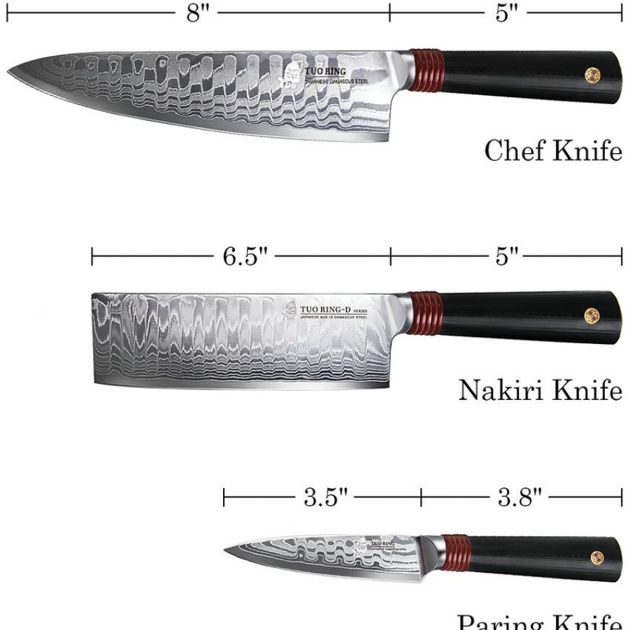 * | Quick Delivery Tc0314D Tuo Cutlery Ring-D Knife Set