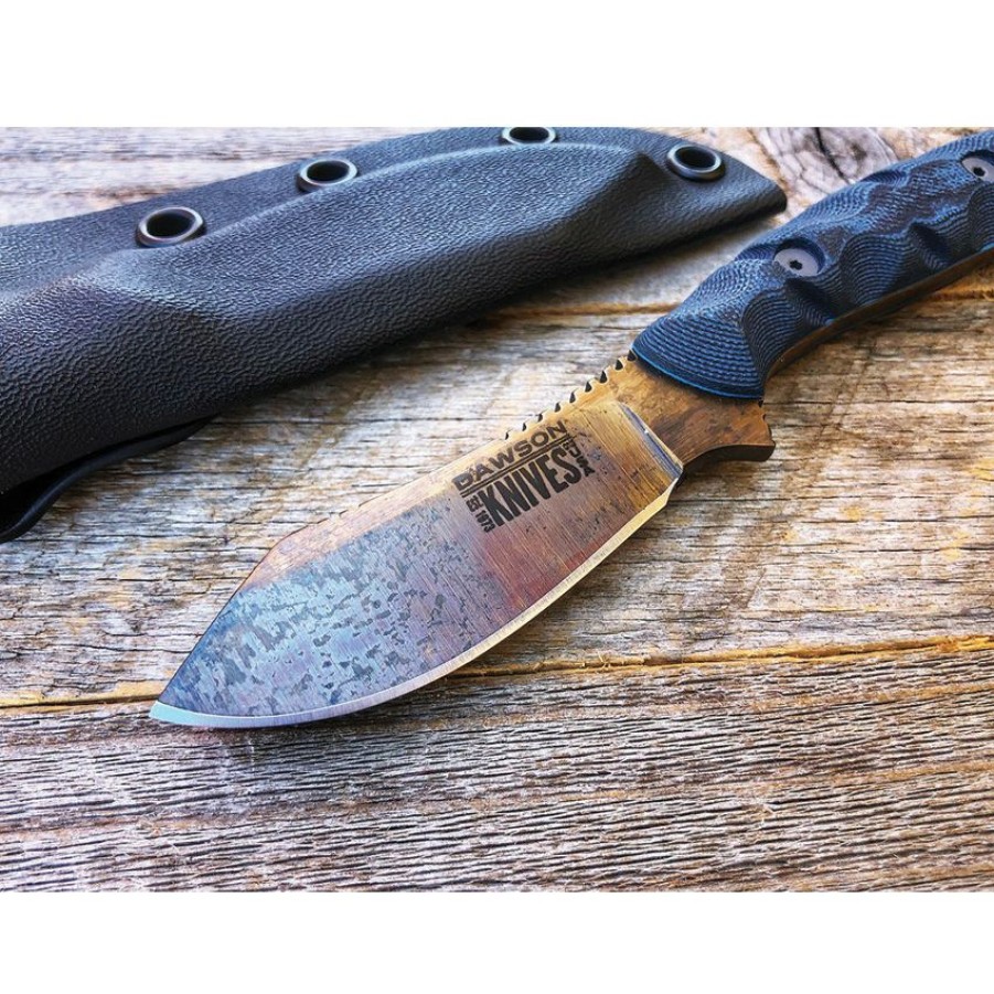 * | Typical Style Dw63714 Dawson Snakebite Fixed Blade Knife Blue