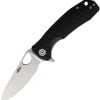 * | Reliable Quality Hb1298 Honey Badger Medium Leaf Linerlock Pocket Knife Black