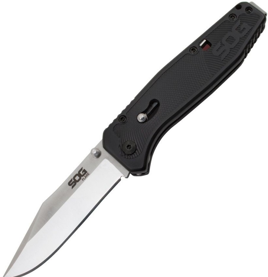 * | Top Sellers Sogfla1001Cp Sog Knives & Multi Tools Flare Pocket Knife Sat Satin