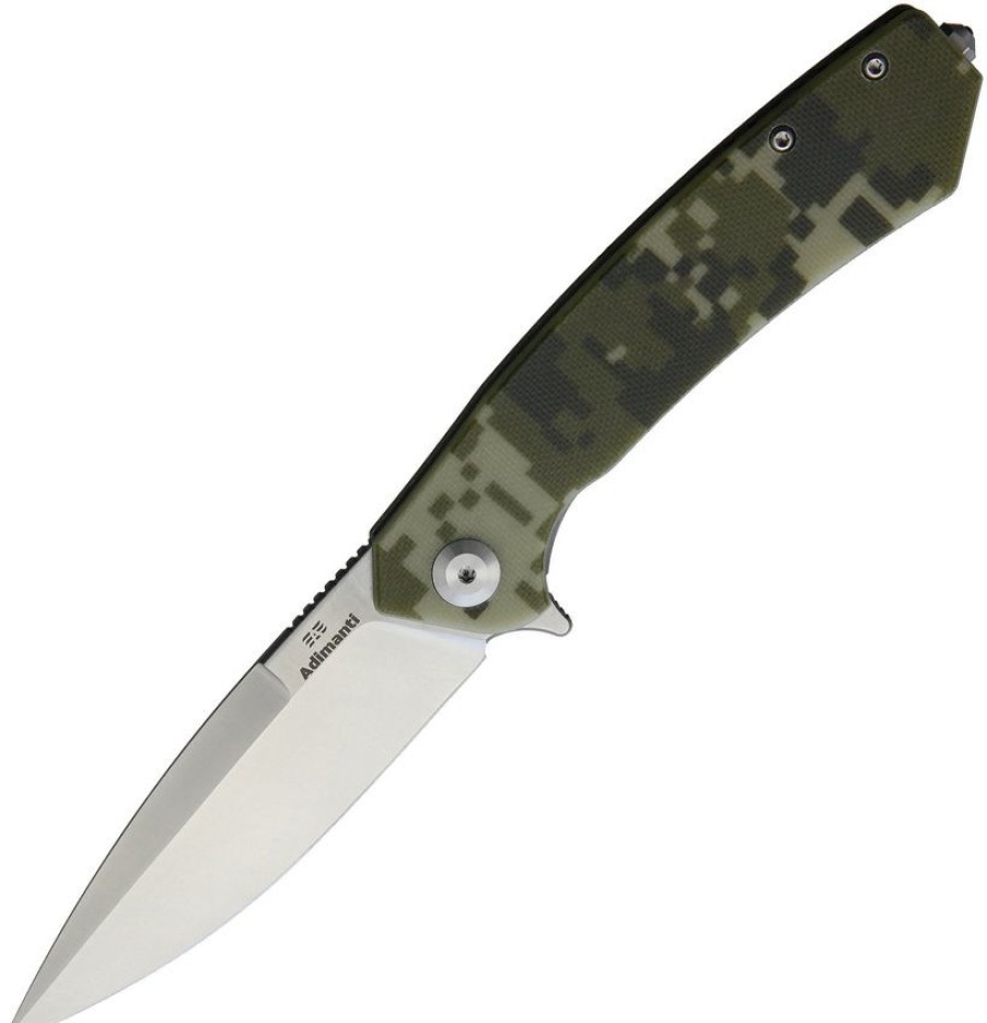 * | Reliable Quality Gaskca Ganzo Adimanti Framelock Pocket Knife Camo