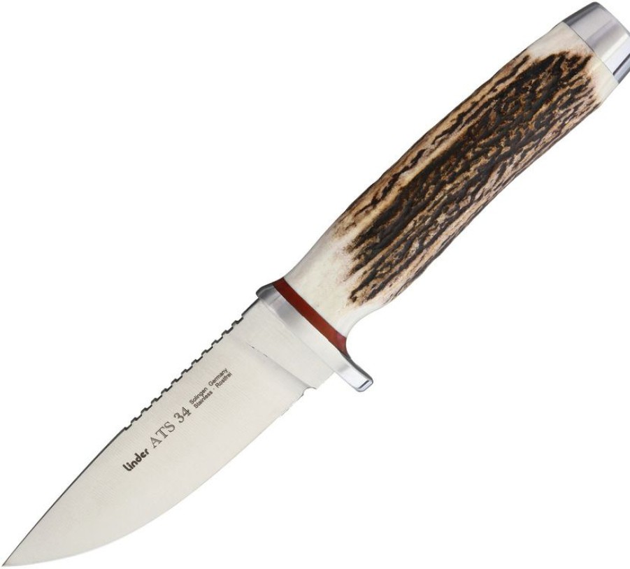 * | Closeout Sale Ld105009 Linder Fixed Blade Knife Stag