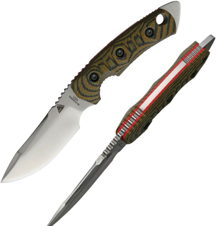 * | Cheap Fob021 Fobos Tier 1 Mini Knife Red Liner