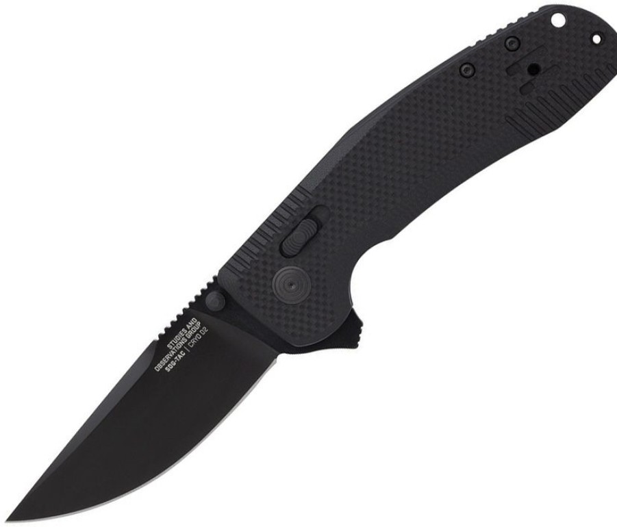 * | Top Selling Sog12380157 Sog Sog-Tac Xr Lock Pocket Knife Blackout