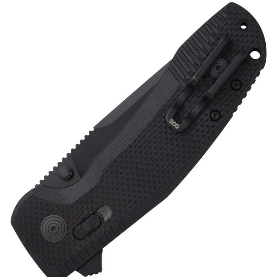 * | Top Selling Sog12380157 Sog Sog-Tac Xr Lock Pocket Knife Blackout