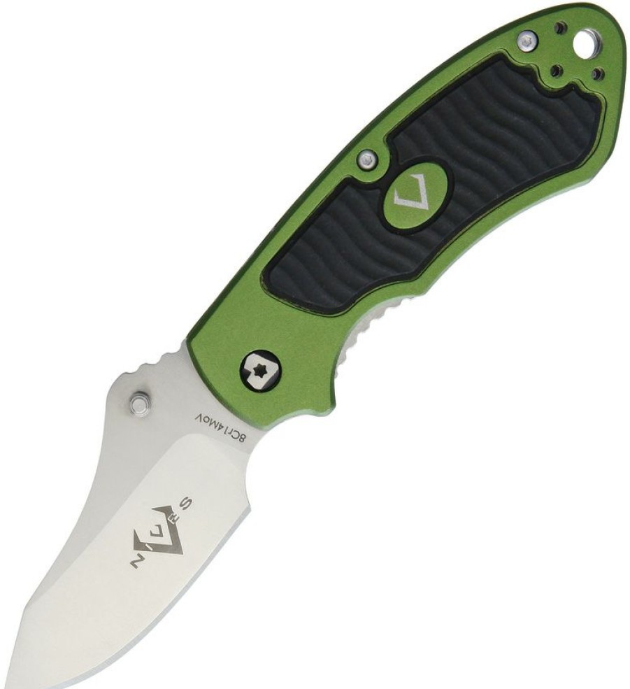 * | Tendy Style Vni30152 V Nives Stout Linerlock Pocket Knife Green